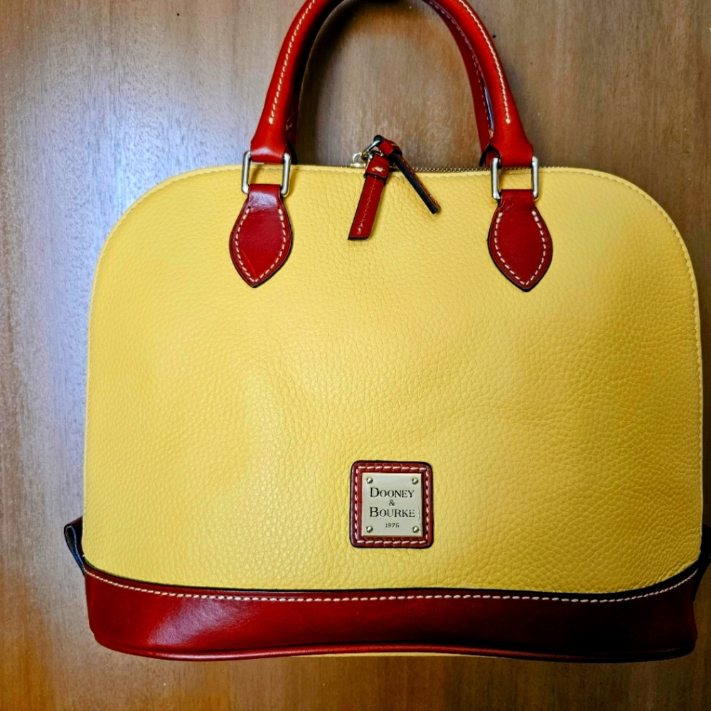 Dooney & Bourke Yellow and Red Women's Bag